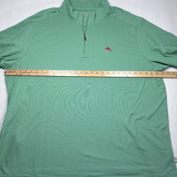 Tommy Bahama Islandzone Men's 1/4 Zip Dark Spa Coastal Preppy 3XLB/3TGG - Picture 2 of 10